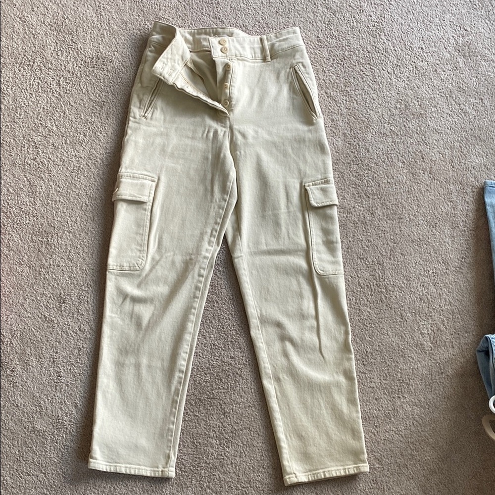 Wilfred Cream High-Waisted Pants size 6 in excellent condition